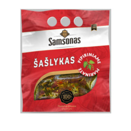 Kiaulienos šašlykas SAMSONAS, atšald., pipirin. mar., 800 g