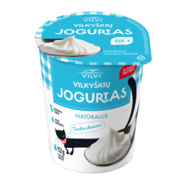 Jogurtas VILKYŠKIŲ, natūralus, 6% rieb., 350 g