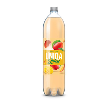 Gaiv. gėrimas UNIQA JUICY, negaz., mangų sk., PET, 1,5 l