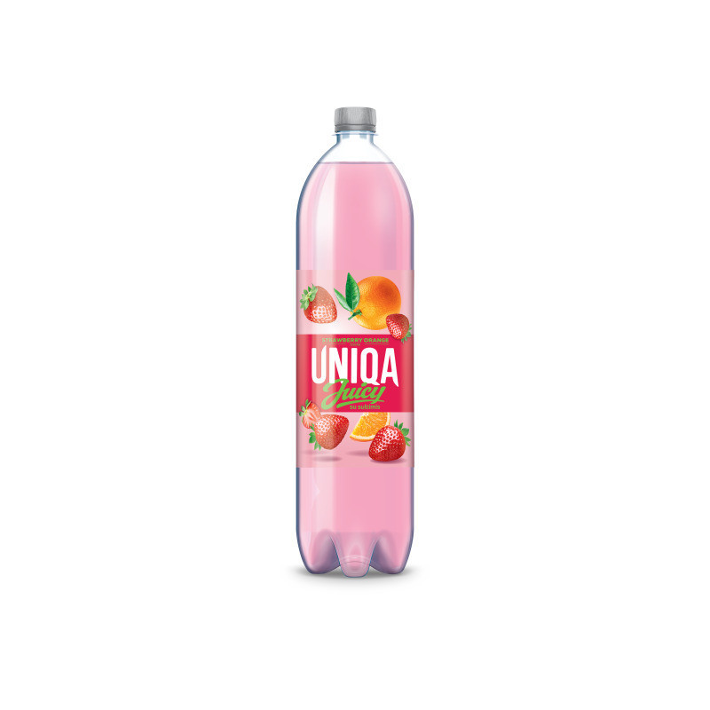 Gaivusis gėrimas UNIQA JUICY,brašk/apels.sk.PET, 1,5 l