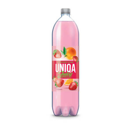 Gaivusis gėrimas UNIQA JUICY,brašk/apels.sk.PET, 1,5 l