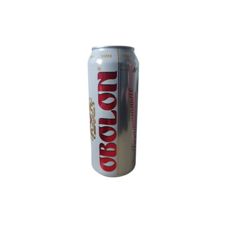 Nealkoholinis alus OBOLON, šviesusis, skard., 500 ml
