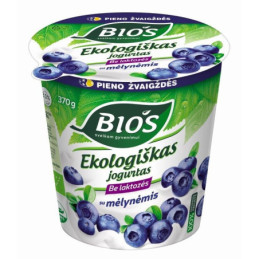 EKO jogurtas su mėlyn. BIOS, 3.1 %, 370 g