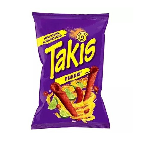 Kukurūzų traškučiai TAKIS Intense Fuego, 100 g