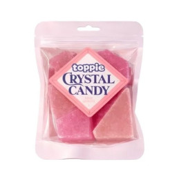 Saldainiai TOPPIE CRYSTAL CANDY (STRAWBERRY), 80 g