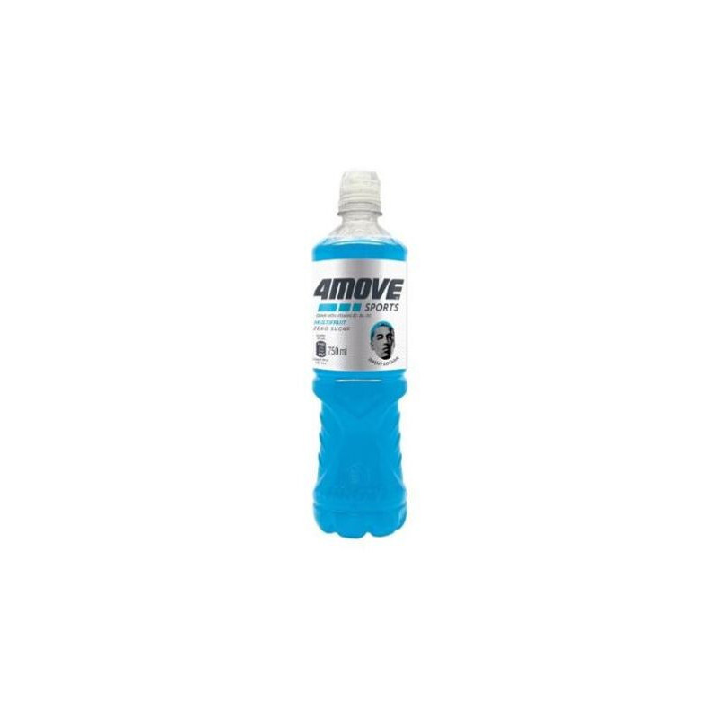 Izotoninis gėrimas 4 MOVE ZERO, multivit. sk., 750 ml