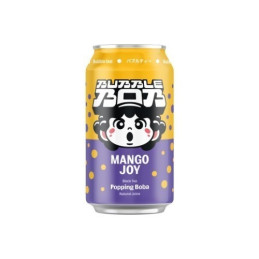 Juodos arbatos gėrimas BUBBLE BOB su mangų burbuliukais, 330 ml