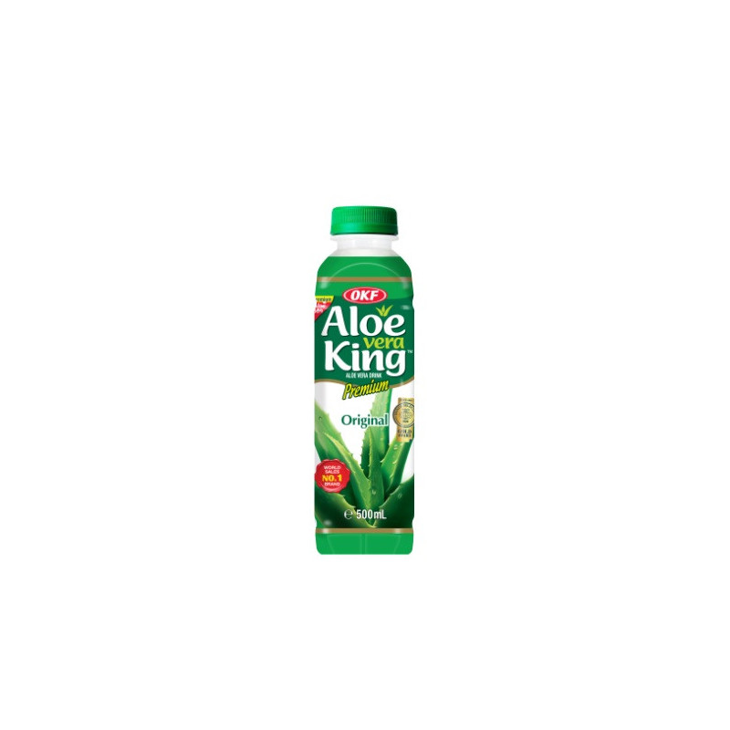 Aloe vera gėrimas OKF KING, su baltųjų vynuogių sultimis, 500 ml