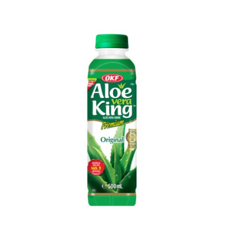 Aloe vera gėrimas OKF KING, su baltųjų vynuogių sultimis, 500 ml