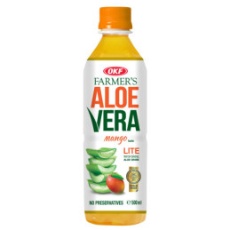 Aloe vera gėrimas OKF FARMERS, su mangų sultimis, 500 ml