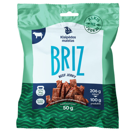 Džiovintas jautienos užkandis BRIZ, a.r., 50 g