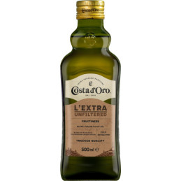 Nefiltruotas alyvuogių aliejus COSTA DORO, 500 ml