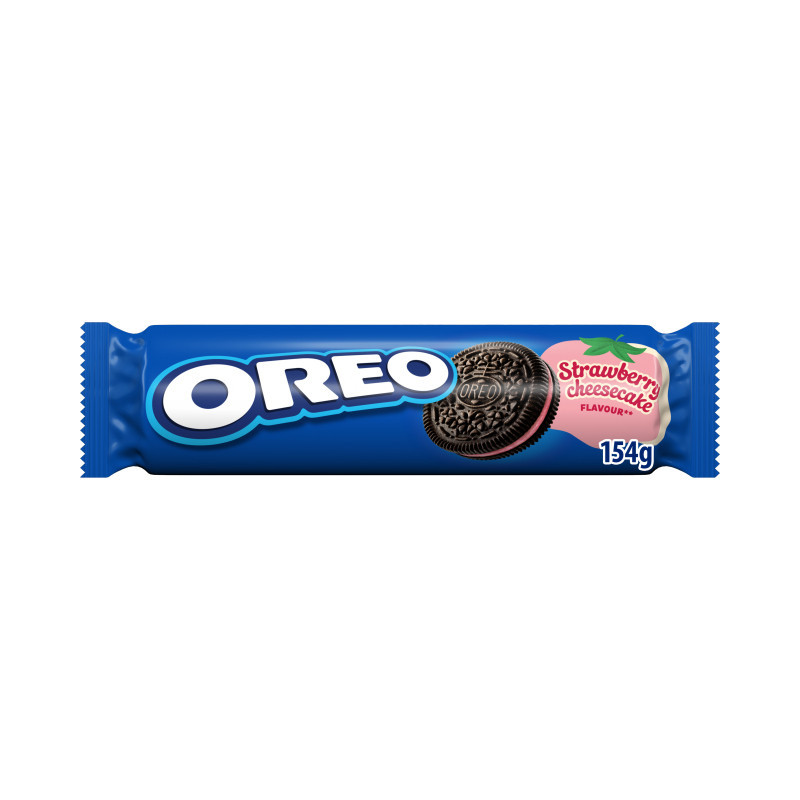 Sausainiai OREO STRAWBERRY CHEESECAKE, 154 g