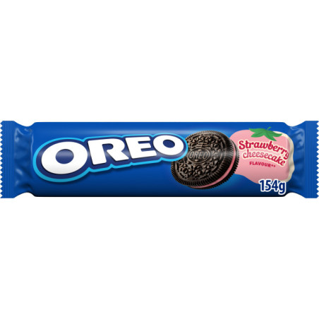 Sausainiai OREO STRAWBERRY CHEESECAKE, 154 g