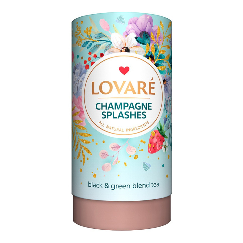 Arbata LOVARE SPLASHES OF CHAMPAGNE, 80 g