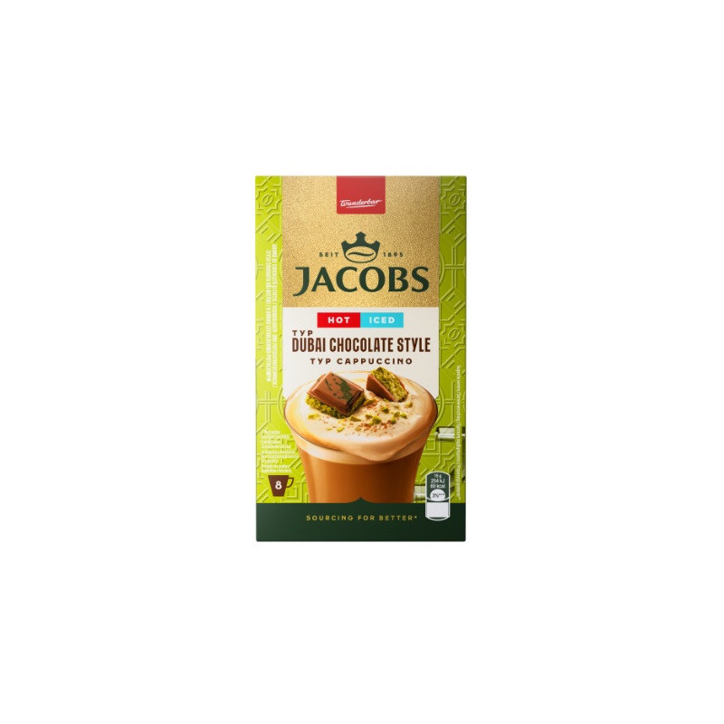 Kavos gėrimas JACOBS Dubai Chocolate,8x15 g,120 g