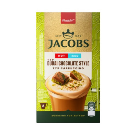 Kavos gėrimas JACOBS Dubai Chocolate,8x15 g,120 g