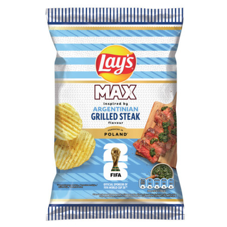 Bulvių traškučiai LAYS MAX gril. kepto didkepsn. sk., 120 g