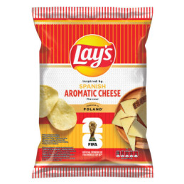Bulvių traškučiai LAYS, FIFA, aromatinio sūrio sk., 130 g