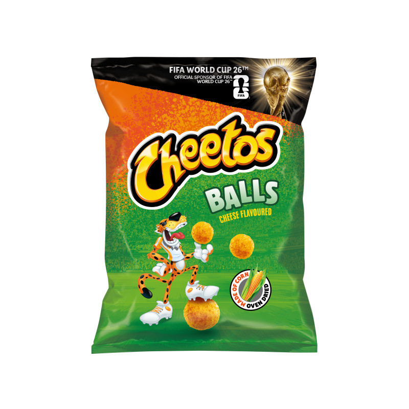 Kukurūzų užkandis CHEETOS, FIFA, sūrio skonio , 130 g