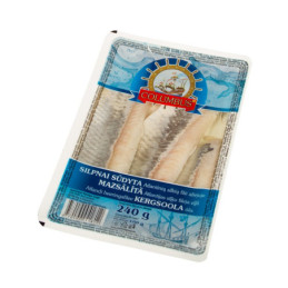 Silkių filė COLUMBUS, silpnai sūdyta, aliejuje. 240 g