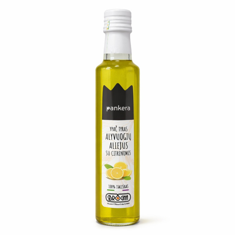 Ypač tyras alyvuogių aliejus su citrinomis BROGNA, 250 ml
