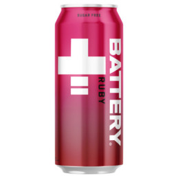 Energinis gėrimas BATTERY, RUBY SUGAR-FREE, skard., 500 ml