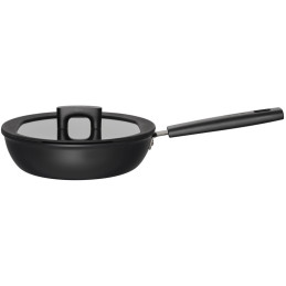 Keptuvė su dangčiu Fiskars Hard Face, Ø 24 cm