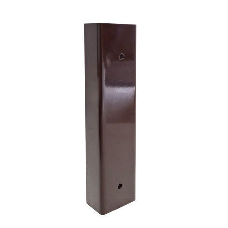 Rudas betoninio tvoros pamato laikiklis, 50x40x260 mm