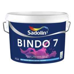 Dažai Sadolin Bindo 7 W0/BW, balti, 2.5 l