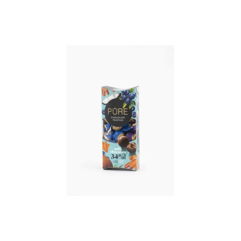 Pieninio šokolado PURE triufelių rinkinys, 108 g