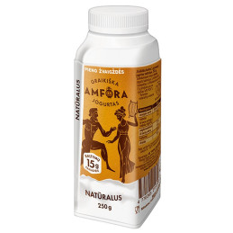 Jogurtas GRAIKIŠKA AMFORA, natūralus,2,6%r., 250g