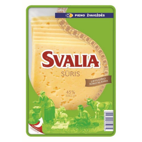 Ferm. sūris SVALIA, 45 %, 150 g
