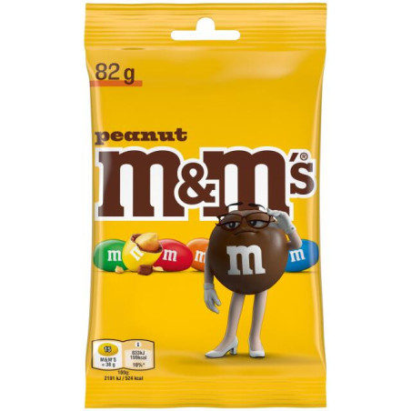 Dražė M&MS su žemės riešutais, 82 g