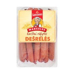 K.r. dešrelės SAMSONAS, MARCELĖS, medžiotojų, I r., 400 g