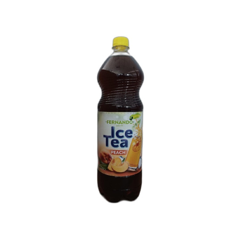Šalta arbata FERNANDO, persikų sk., be cukraus, PET, 1,5 l