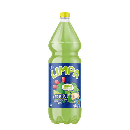 Gaivusis gėrimas LIMPA, kakt.-žal.citrinų sk.,gaz., PET, 2 l