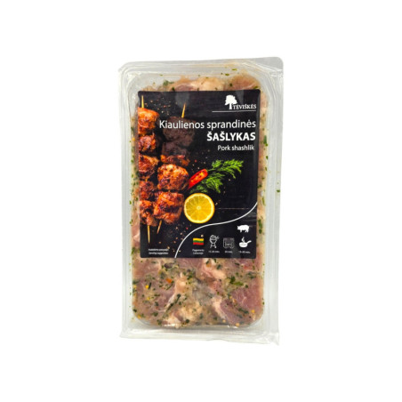 Kiaulienos sprandinės šašlykas TĖVIŠKĖS, marin., 800 g