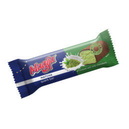 Gl.varškės sūrelis MAGIJA su žaliąja arbata Matcha, 23,4% rieb., 40g