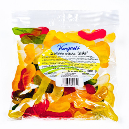 Želiniai saldainiai VanGusto sliekai, 300 g