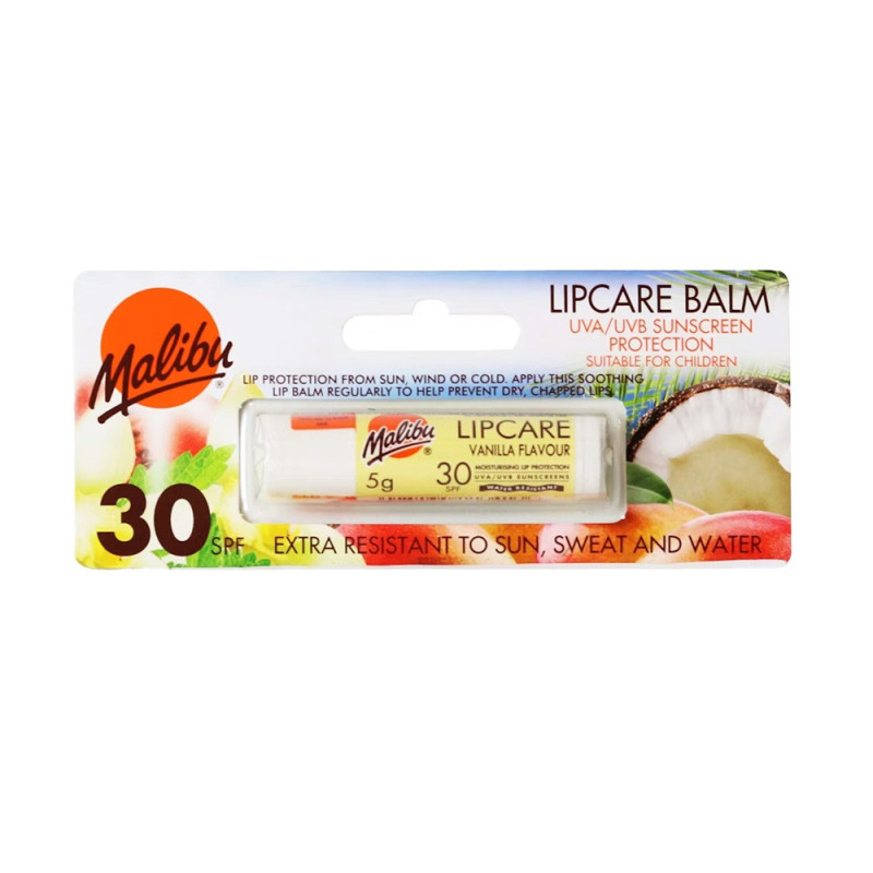 Lūpų balzamas MALIBU SPF30 VANILLA, 5 g