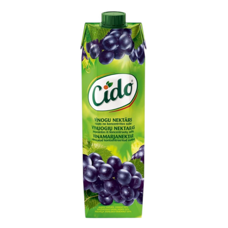 Vynuogių nektaras CIDO, 1 l