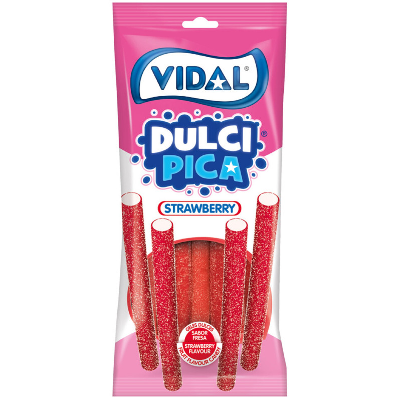 Guminukai VIDAL DULCI PICA STRAWBERRY, 90 g