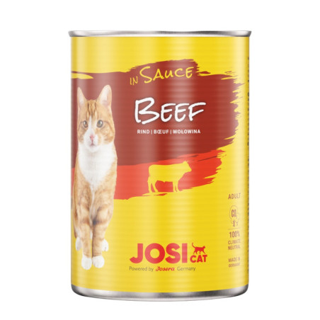 Kons. kačių ėdalas JOSICAT su jautiena padaže, 415 g