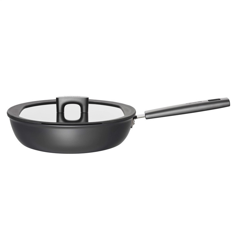 Keptuvė su dangčiu Fiskars Hard Face, Ø 28 cm