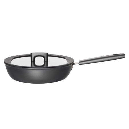 Keptuvė su dangčiu Fiskars Hard Face, Ø 28 cm