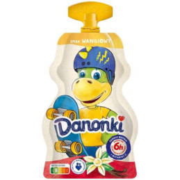 Jogurtas DANONKI, vanilės skonio, 70 g