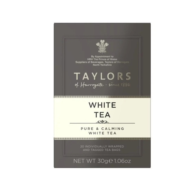 Baltoji arbata TAYLORS, 20 vnt., 30 g