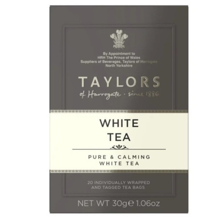 Baltoji arbata TAYLORS, 20 vnt., 30 g