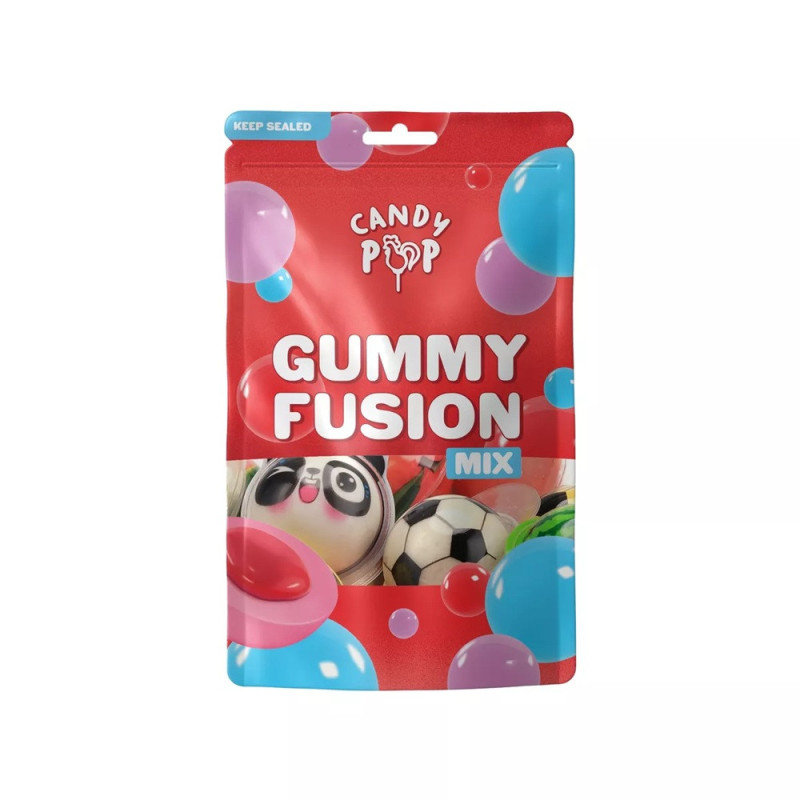 Guminukai su įdaru CANDY POP GUMMY FUSION MIX, 150 g
